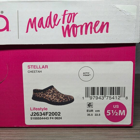 NEW!!! Ryka Stellar Slip On Clogs/Shoes Cheetah Print Cozy Faux Fur- Size: 5.5 - Picture 8 of 9
